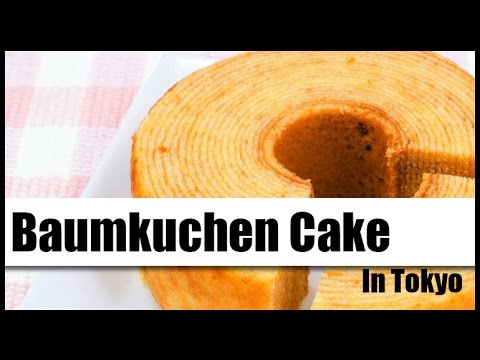 Baumkuchen Cake in Tokyo, Japan