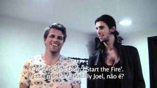 Entrevista com o 3OH!3 (USA) @ HSBC Brasil 2010