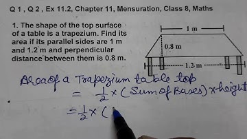 Q 1 , Q 2 , Ex 9.1, Chapter 9, Mensuration, Class 8, Maths, NEW NCERT,CBSE SYLLABUS 2023