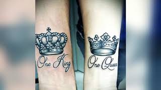 Couple | Crown tattoo | Love forever
