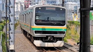 JR東日本東海道線E231系U514編成普通熱海行き品川駅到着(2023/10/1)