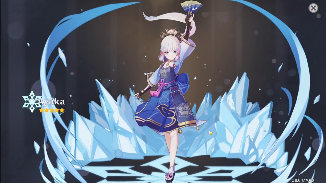 gacha animation Kamisato Ayaka - Genshin Impact