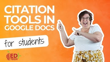 Google Docs Citation Tools - APS Quick Tip #125