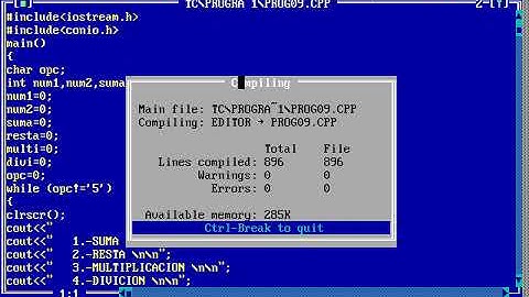 DOSBox 0 73, Cpu Cycles      3000, Frameskip  0, Program        TC 2022 01 16 22 12 27