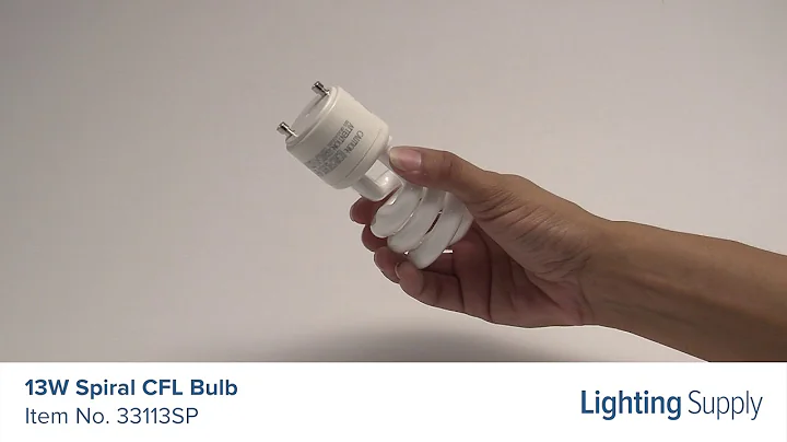 TCP 13W Spiral CFL Bulb (33113SP)