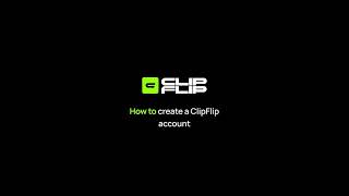 ClipFlip – How to create an account as a Clipper screenshot 1