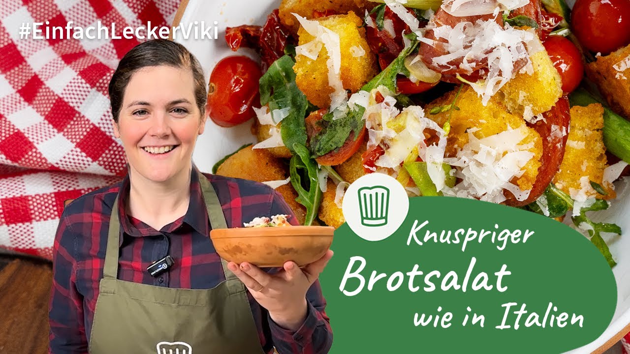 Knuspriger Brotsalat wie in Italien | Einfach, Lecker, Viki! | Chefkoch