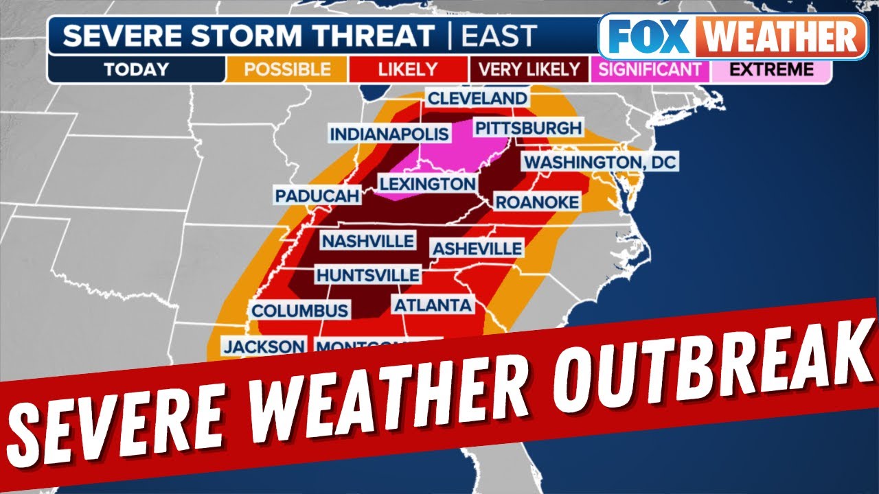 Ongoing severe weather outbreak continues Tuesday with strong ...