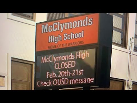 McClymonds High School Oakland Closed Temporarily For Testing For Toxic Substance