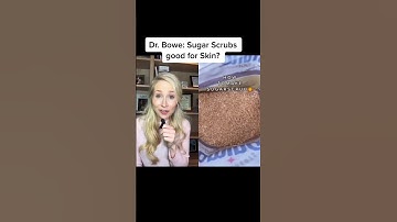 Dermatologist heads up on sugar scrubs #shorts
