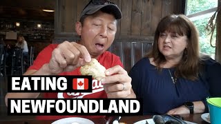 NEWFOUNDLAND FOOD | EATING COD TONGUES at Chafe's Landing in Petty Harbour