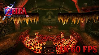 Zelda: Ocarina of Time 3D 4K - Let's Play Part 4 (Dodongo's Cavern) [60 FPS]