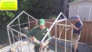 Installing A Halls Popular 86 Greenhouse