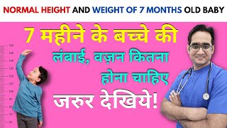 7-Month-Old Baby Growth Chart: Ideal Weight, Height & Head Circumference Guide | Dr Md Noor Alam