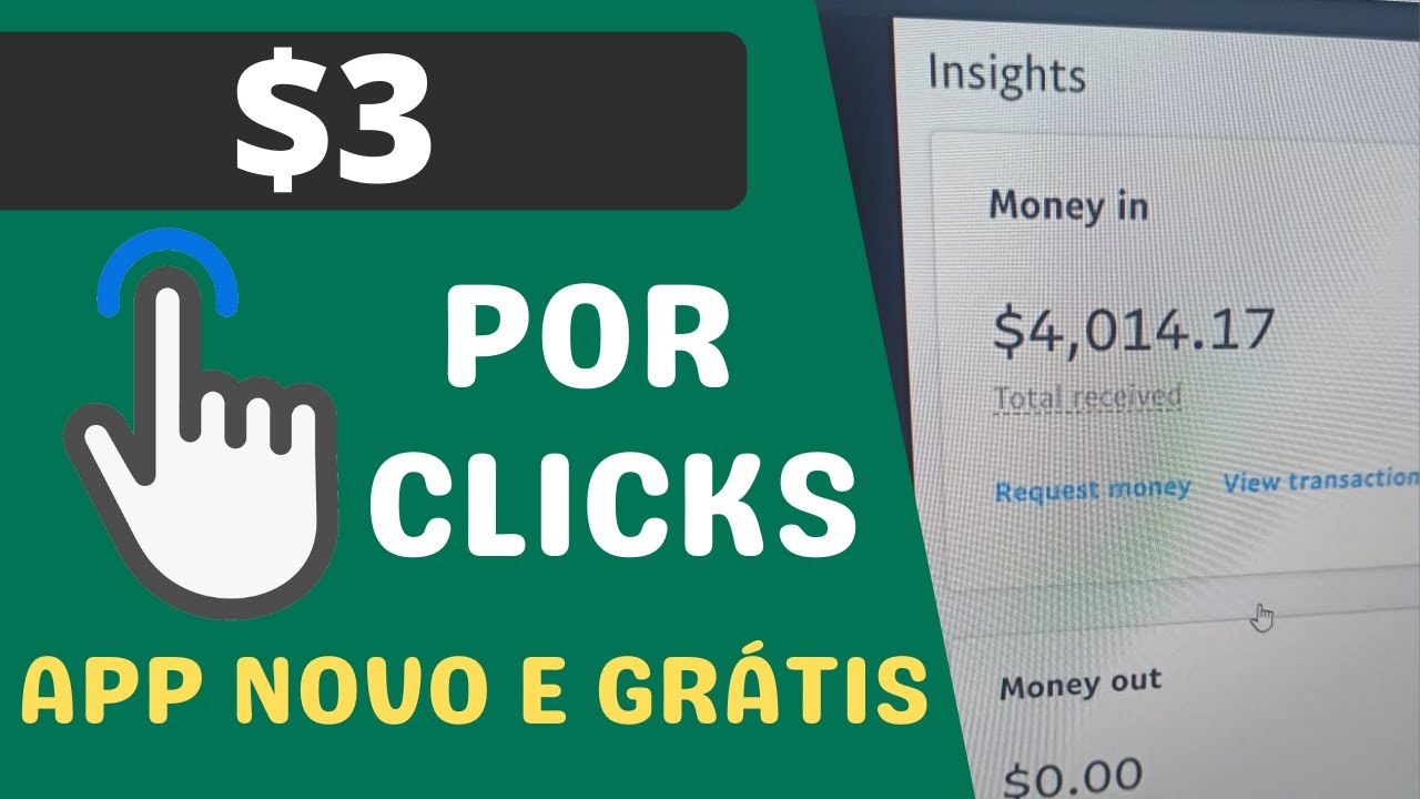 Como Ganhar $ 3 Por Cliques GRÁTIS (Ganhe Dinheiro Online)