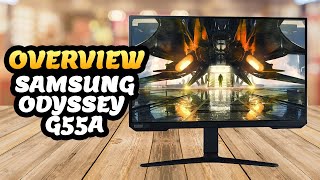 Samsung Odyssey G55A 27 Inch WQHD Gaming Monitor Overview