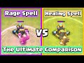 Healing Spell VS Rage Spell | Clash of Clans