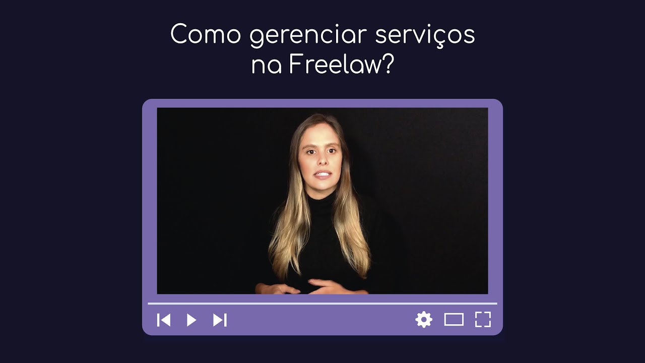 Como gerenciar serviços na Freelaw?
