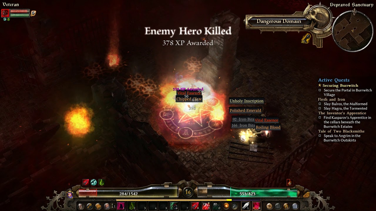 Grim Dawn A Strange Key (quest) Depraved Sanctuary YouTube