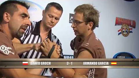 Arm Wars | Arm wrestling | Groch POL v Garcia ESP ...