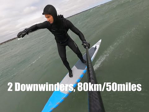 Downwind Foil, Open Lake and River Run