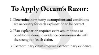 How To Apply Occam's Razor screenshot 5