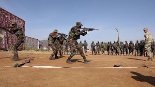 U.S. Soldiers Conduct Building Clearing Training with Kenyan Defence Force