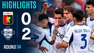 Genoa vs Como 0-2 Highlights Golas | Serie A 2026 | como genoa