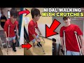 Nidal Wonder IS NOW WALKING With CRUTCHES After His TERRIBLE CAR ACCIDENT?! 😱😳 **With Proof**