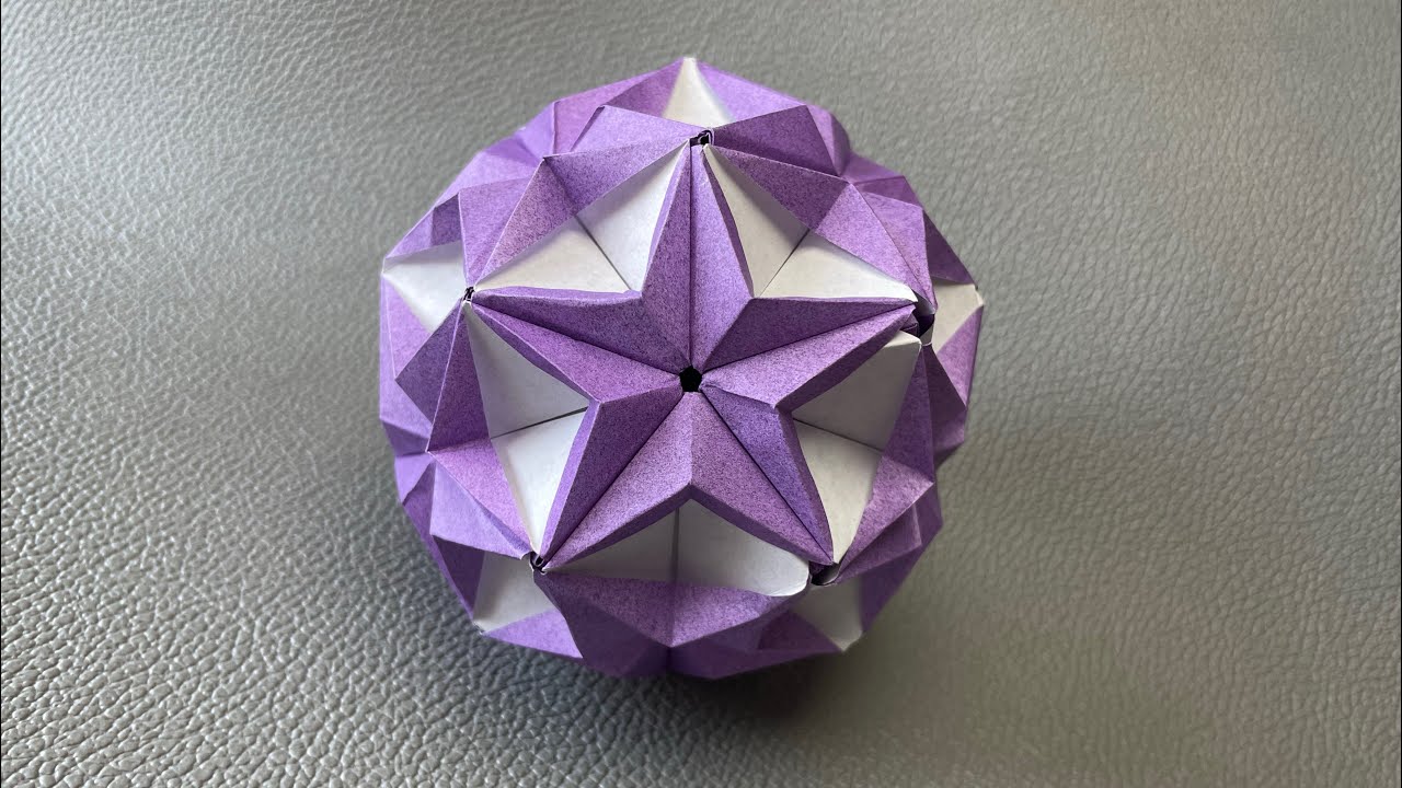 超大作！折り紙で星のくす玉を作ろう⭐️