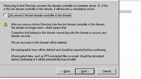 How to demote your Domain Controller Active Directory