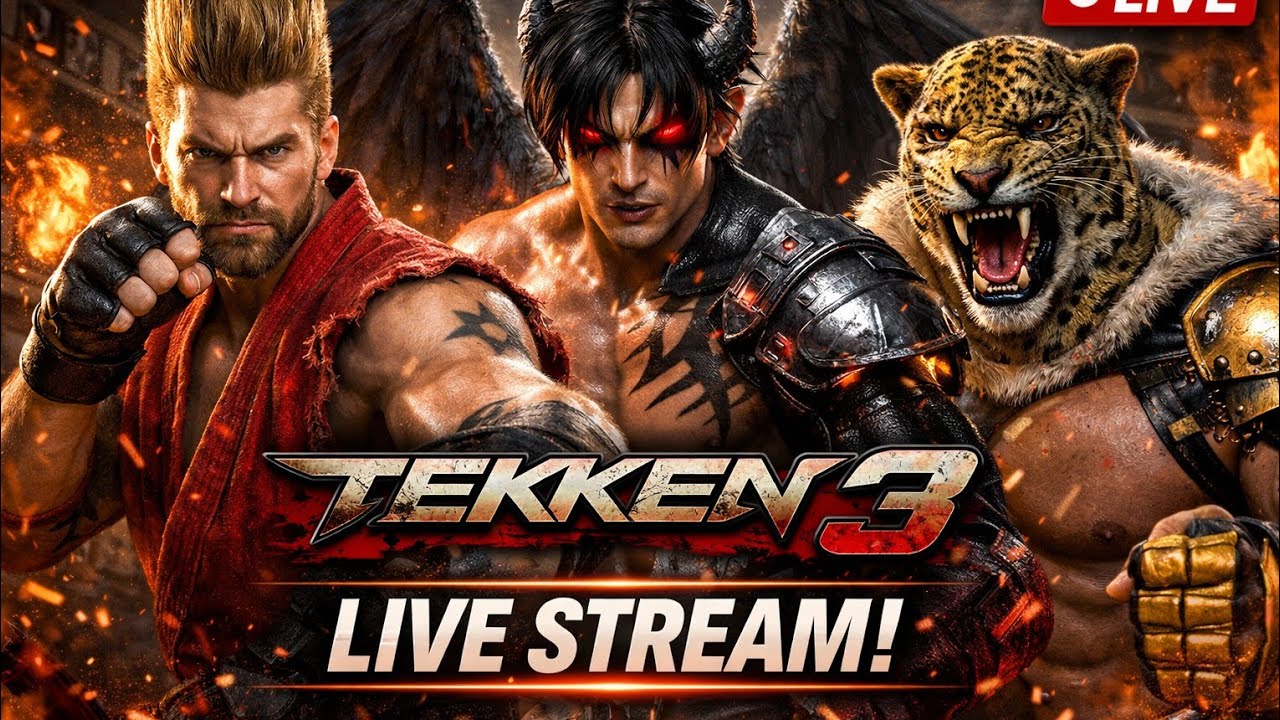 Tekken 3 || Live Stream || PS5