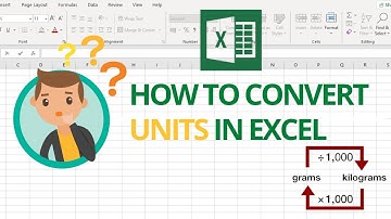 How to convert units in Microsoft Excel ? | Excel Tutorial | Tube Mark