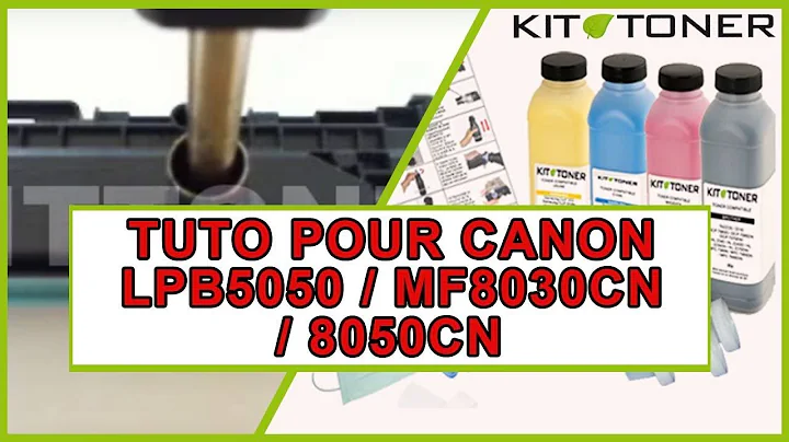 Recharge toner compatible pour Canon LBP5050 / MF8030CN / 8050CN