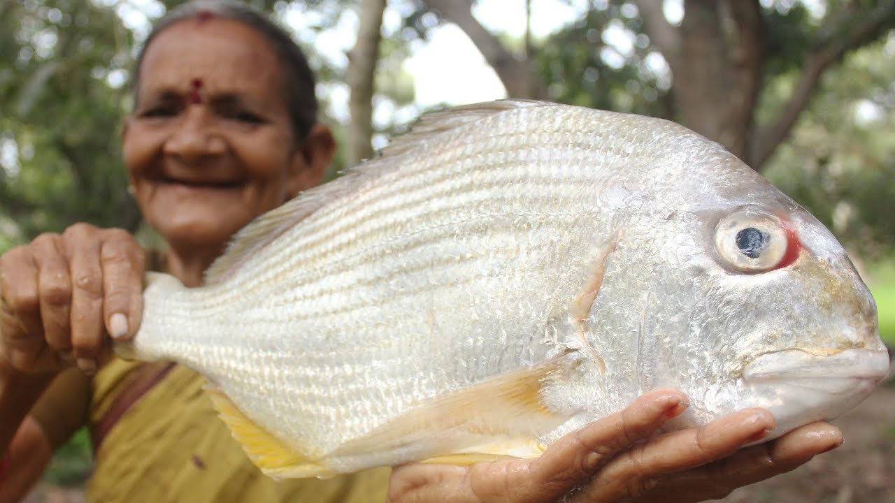 Grunter Fish Recipe || How to Cook Grunter Fish by My Grandmother || Myna Street Food