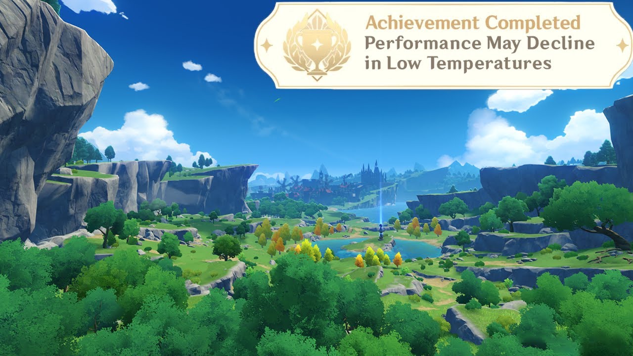Performance May Decline in Low Temperatures Achievement Genshin