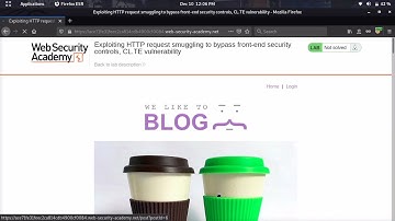Exploiting HTTP request smuggling to bypass front end security controls, CL. (Video Solution) | 2020