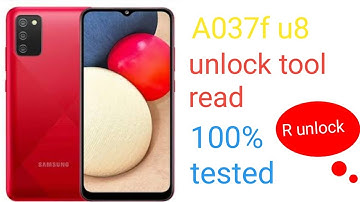 Samsung A03S (A037F) U8 Dead Boot Repair file by R unlock 