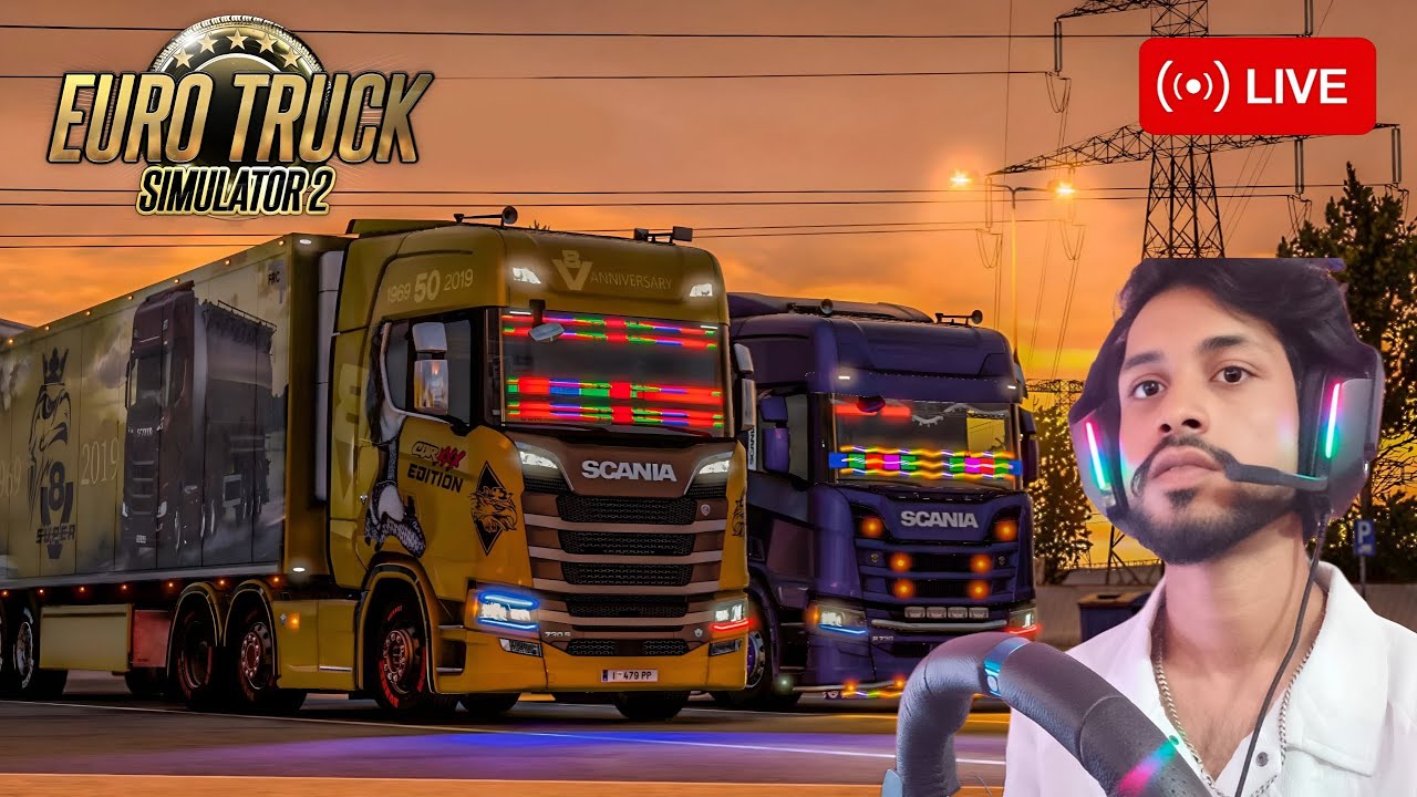 MASSIVE CARGO DELIVERY ! EURO TRUCK SIMULATOR 2 Live