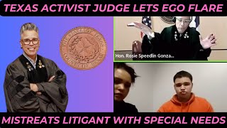 TEXAS Judge Mistreats Disabled Person During Zoom Hearing