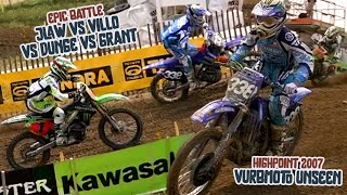 JLaw v. Dungey v. Villopoto AMAZING 2007 High Point Battle