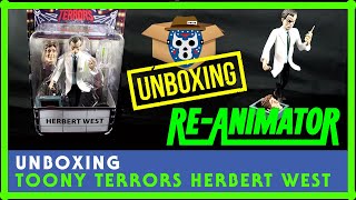 Herbert West Re-Animator Toony Terrors Figure Unboxing & Review -1980S Hp Lovecraft Horror Film