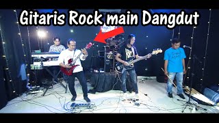 Begini Jadinya Gitaris Rock main Dangdut Cek Sound dangdut Instrumental