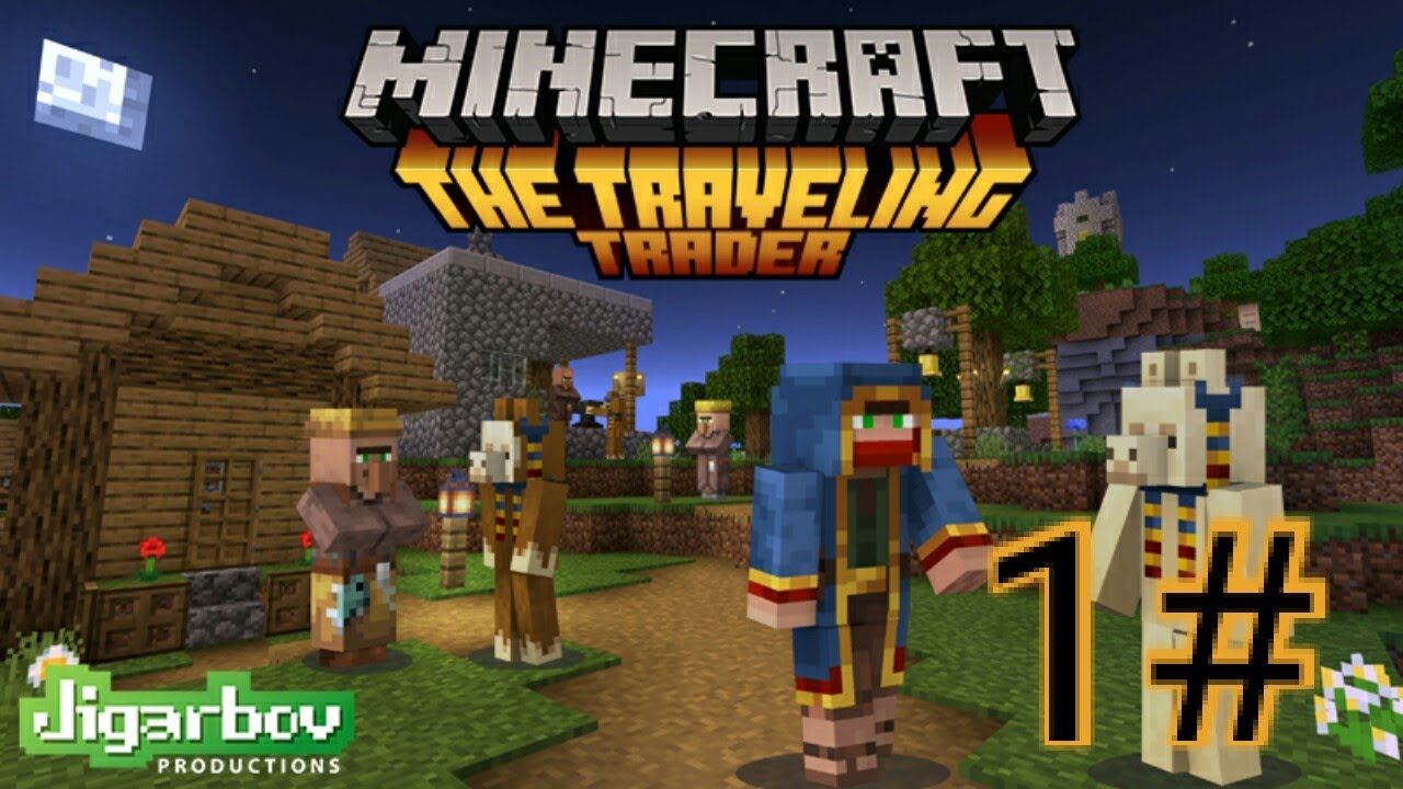 Minecraft traveling trader 1 How to make trading fun YouTube