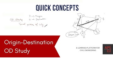 Origin Destination (OD) Study in Traffic Engineering | Quick Concepts