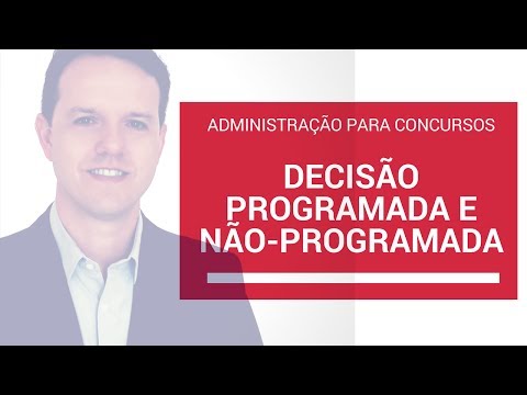 Vídeo: Quais são as decisões programadas?