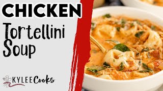 Creamy Chicken Tortellini Soup
