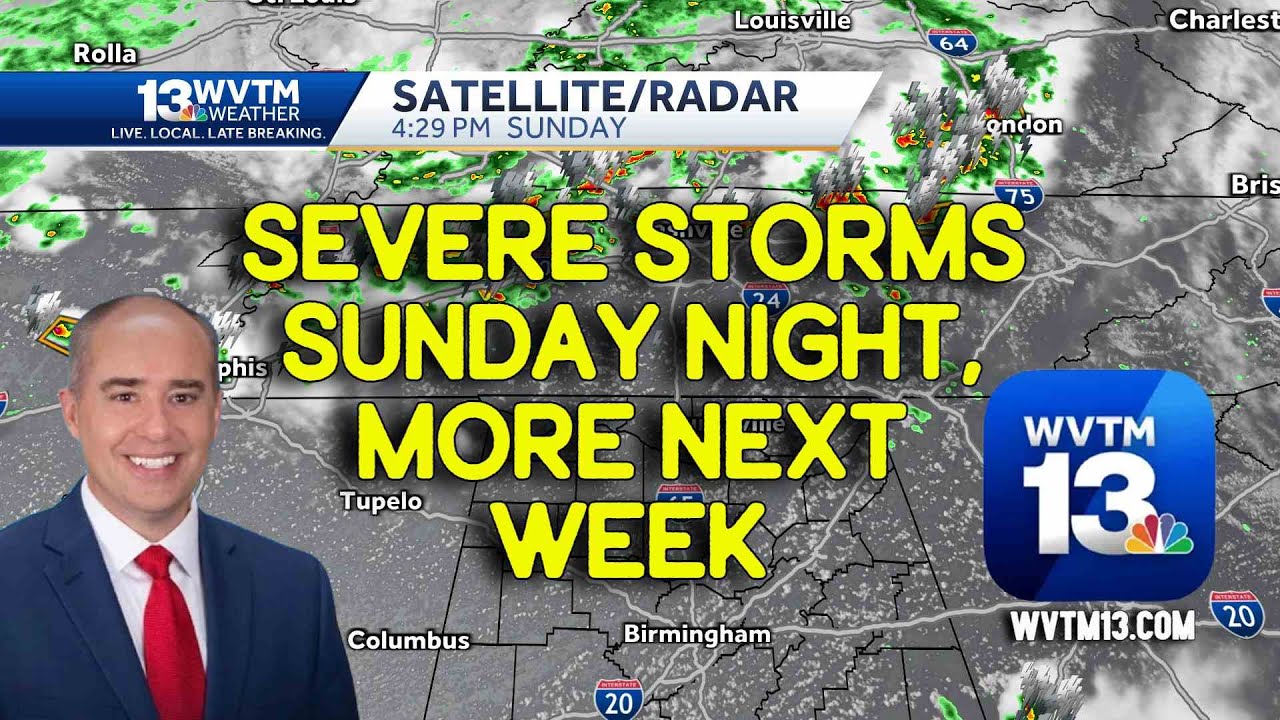 Severe storms likely across Alabama Sunday evening through early Monday ...