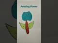 Amazing Flower Drawing | Cute Flower Drawing for Kids Easy & Fun #shortsviral #easydrawing #drawing