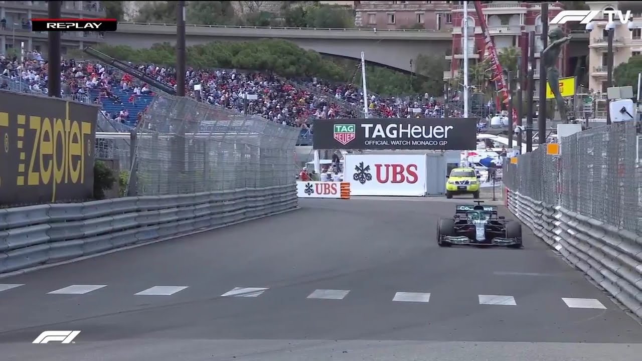vettel and gasly battle interrupts lance stroll jumping over the kerb